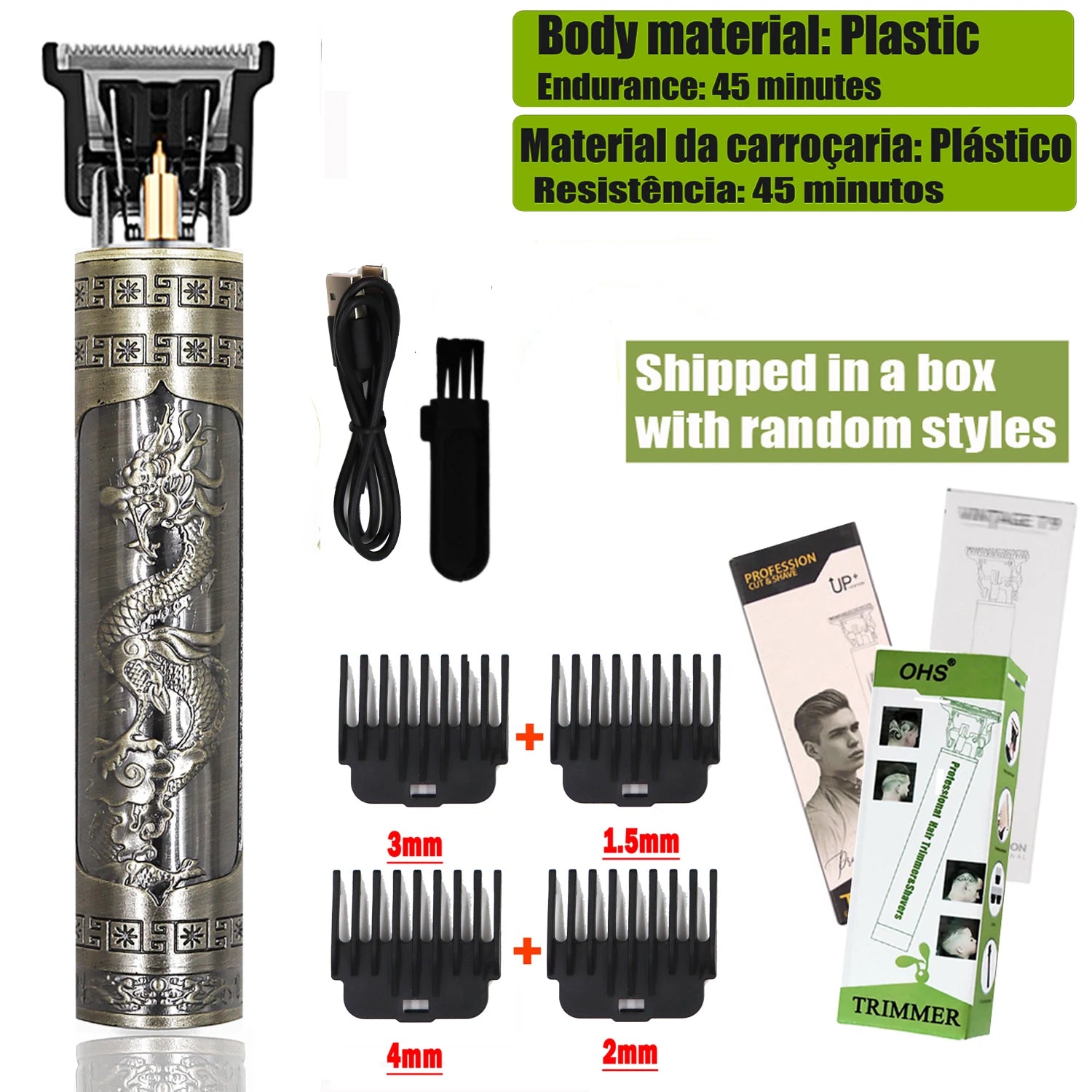 Men Trimmer & Clipper Machine for Haircut and Shave 