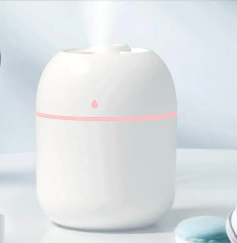 250ML Mini Air Humidifier with LED Color Lamp