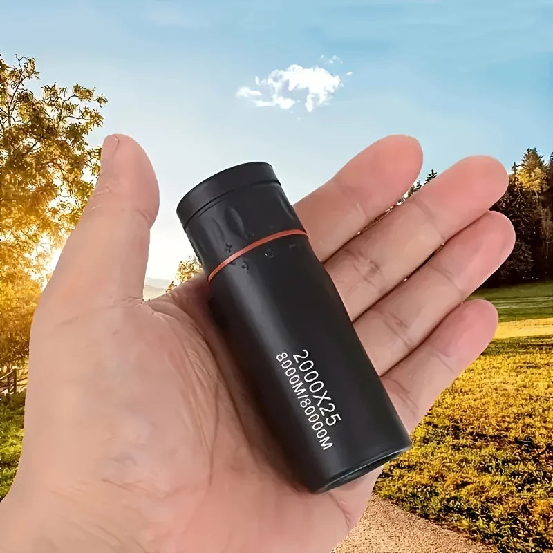 2000X25 HD Monocular Telescope Portable for Travel, Hiking, Fishing, Camping, Stargazing, Concerts & Bird Watching