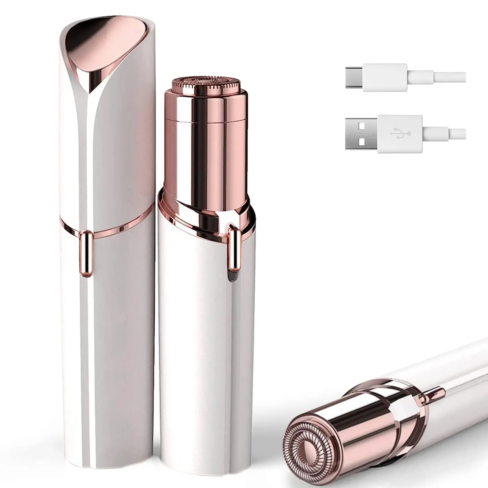 Facial Hair Removal for Women, Mini Hair Remover for Lips, Chin, Armpit, Peach