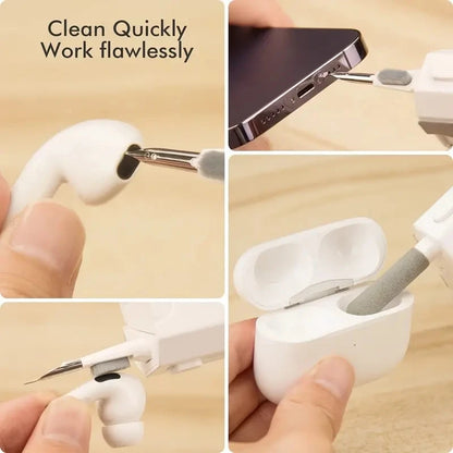 8 in 1 Keyboard Cleaning Kit, Earphones Cleaner, Brush for Airpod, Cleaning Tools for Computer Tablet Laptop TV Screen Mobile Phone 