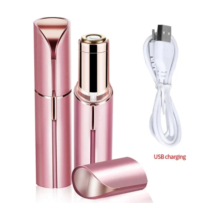 Facial Hair Removal for Women, Mini Hair Remover for Lips, Chin, Armpit, Peach