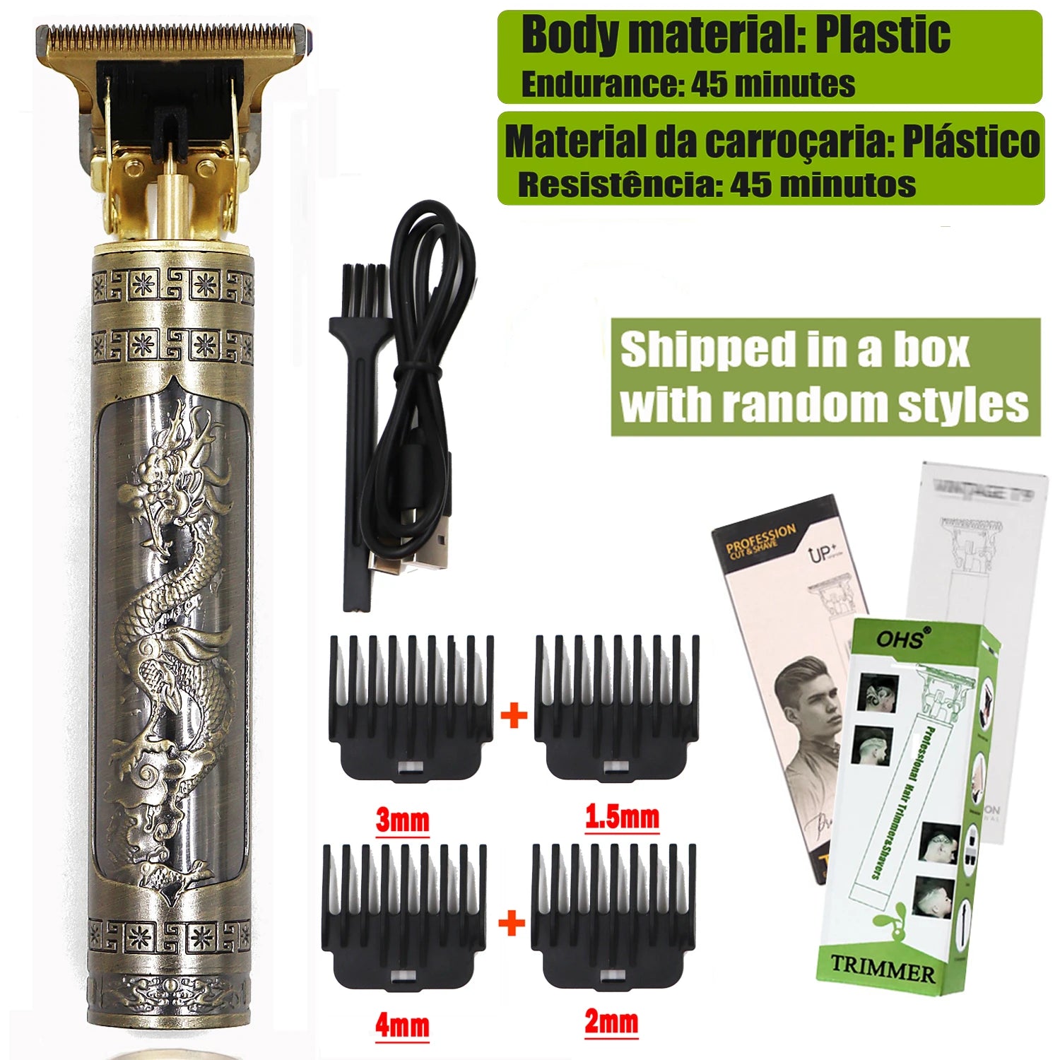 Men Trimmer & Clipper Machine for Haircut and Shave 