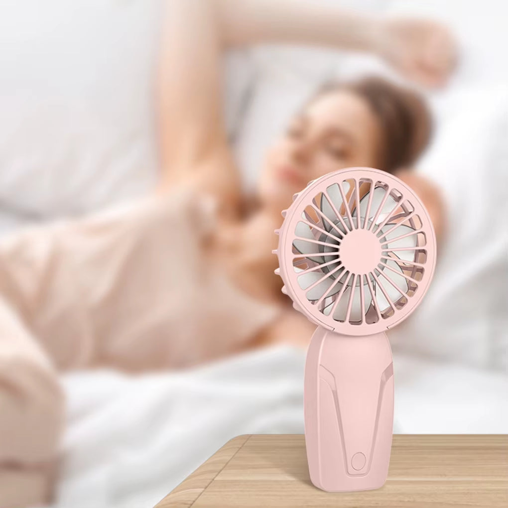 Portable Mini Fan Cute Appearance USB Rechargeable