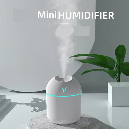 250ML Mini Air Humidifier with LED Color Lamp