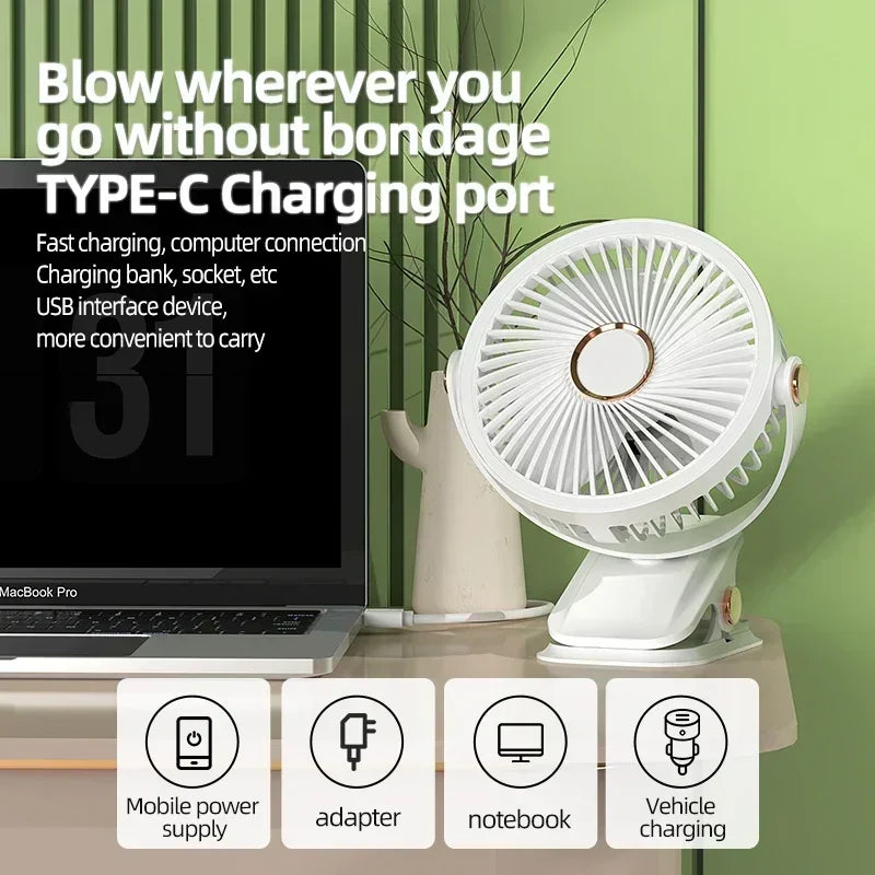 Portable Wireless Camping Fan 