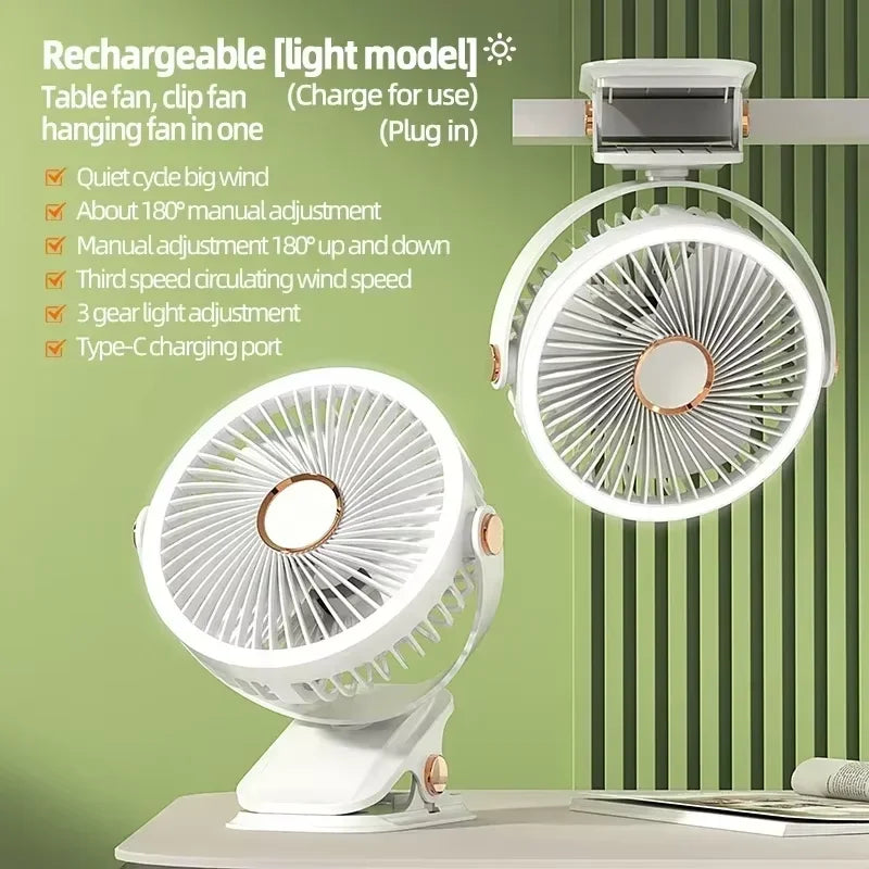  Portable Wireless Camping Fan 