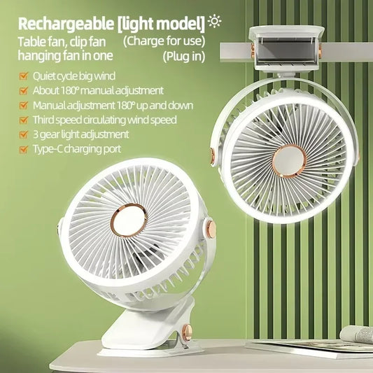  Portable Wireless Camping Fan 