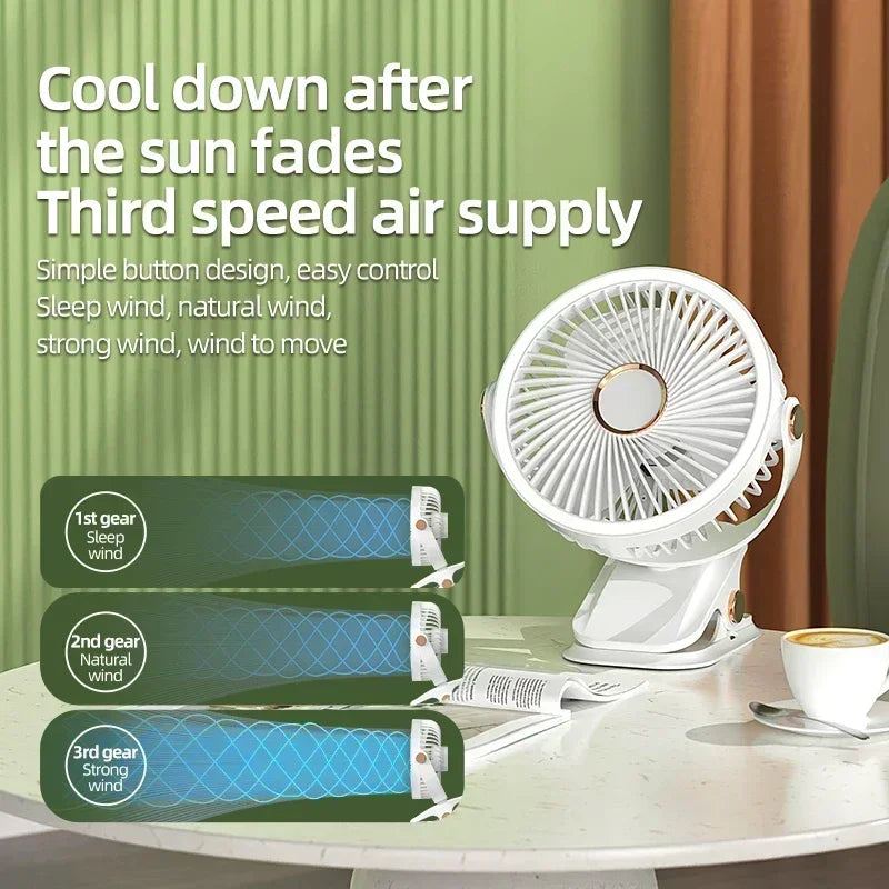  Portable Wireless Camping Fan 