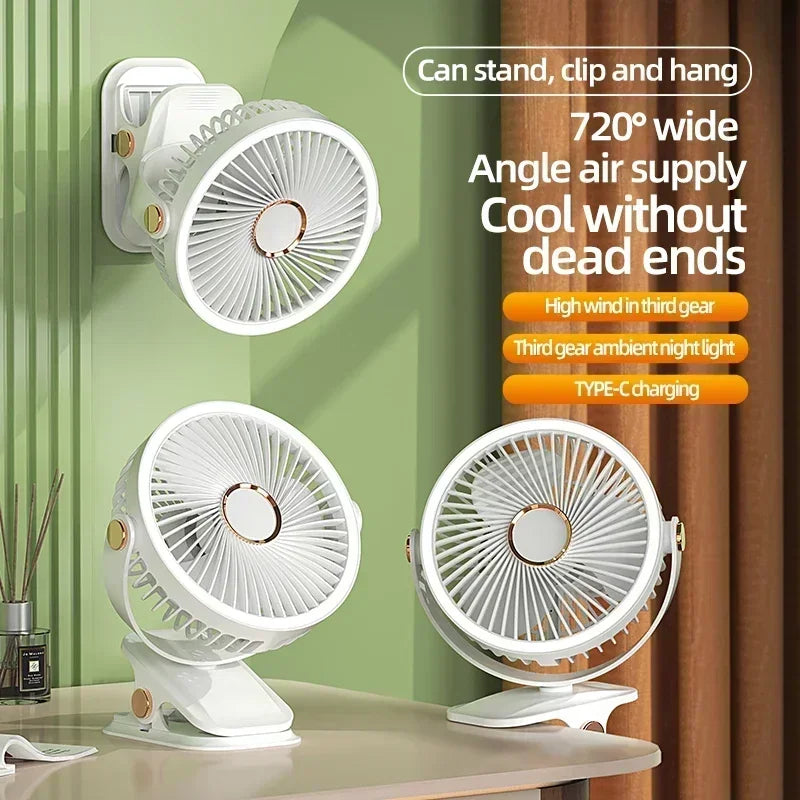  Portable Wireless Camping Fan 