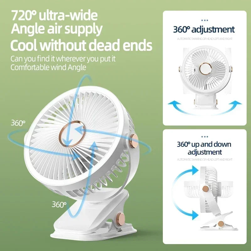  Portable Wireless Camping Fan 