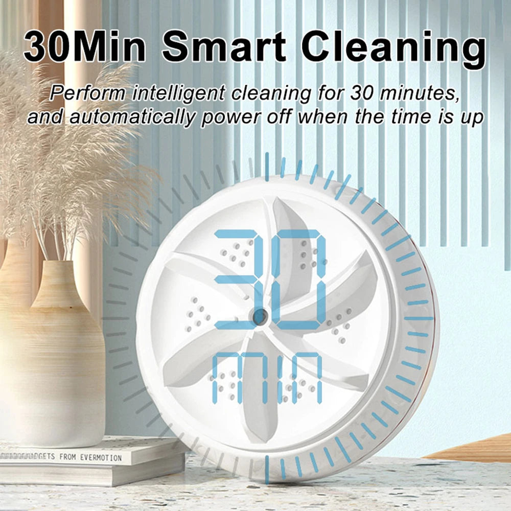 Portable Mini Ultrasonic Washer 