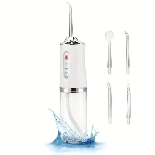 USB Charging Dental Sprayer with 3 Modes and 4 Nozzles for Teeth Cleaning