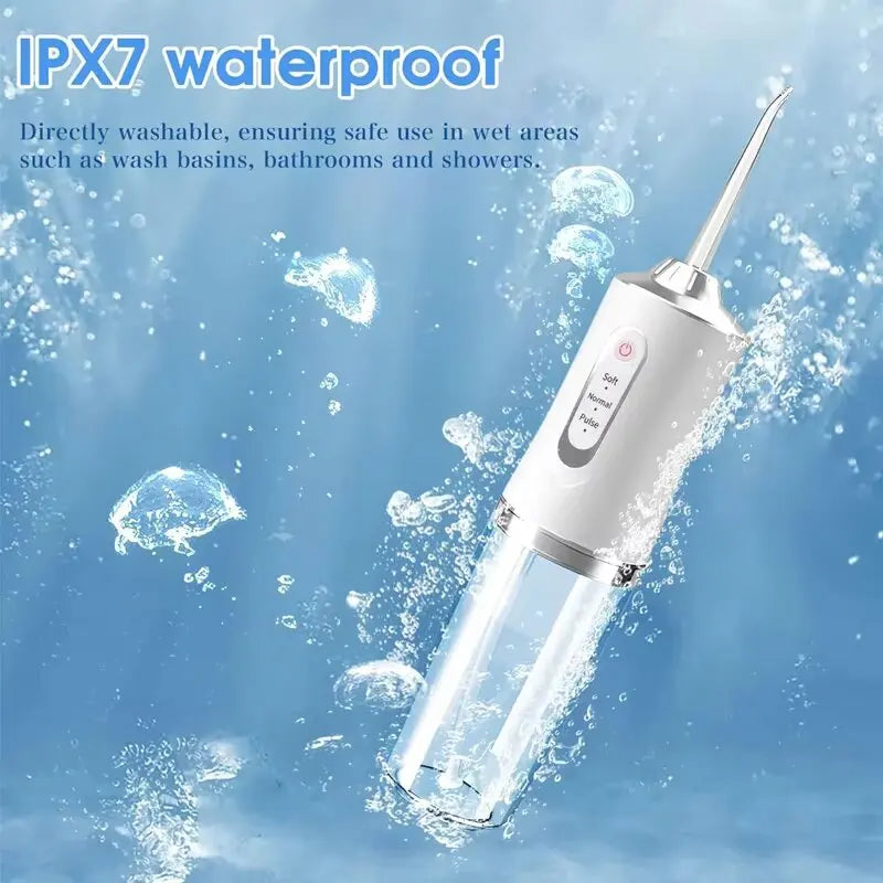 USB Charging Dental Sprayer with 3 Modes and 4 Nozzles for Teeth Cleaning