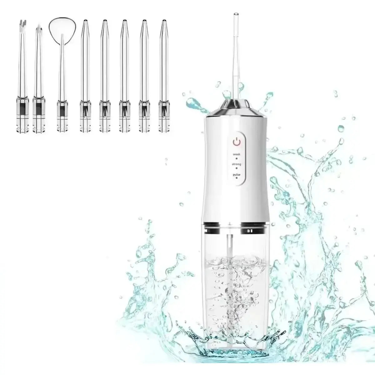 USB Charging Dental Sprayer with 3 Modes and 4 Nozzles for Teeth Cleaning