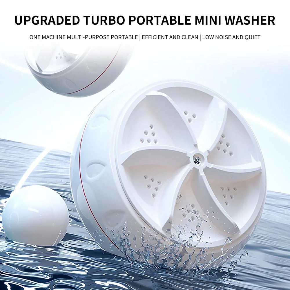 Portable Mini Ultrasonic Washer 
