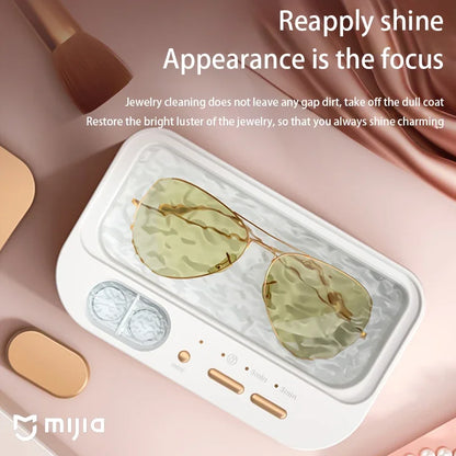 Ultrasonic Portable Cleaning Machine Jewelry Glasses 