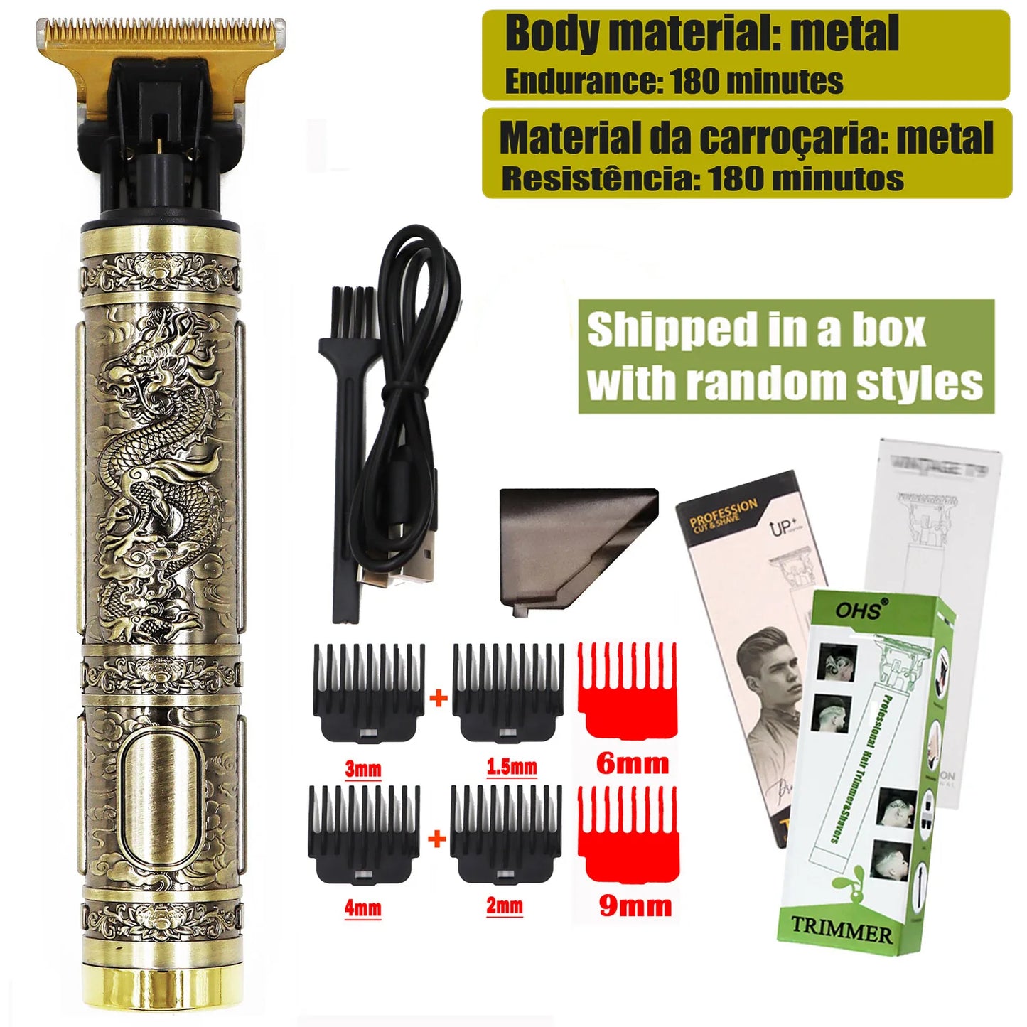 Men Trimmer & Clipper Machine for Haircut and Shave 