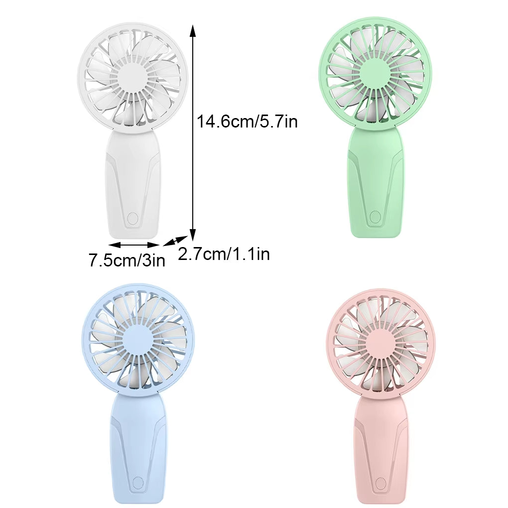Portable Mini Fan Cute Appearance USB Rechargeable
