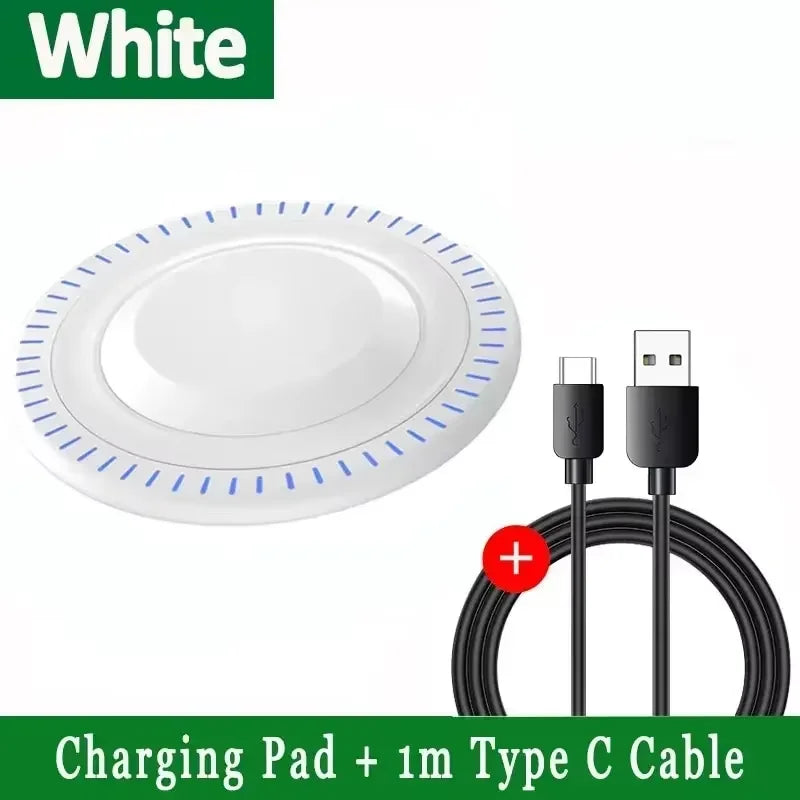 100W Fast Wireless Charger Pad for Iphone 15 14 13 12 X Pro Max 8 Samsung Galaxy S23 Xiaomi 