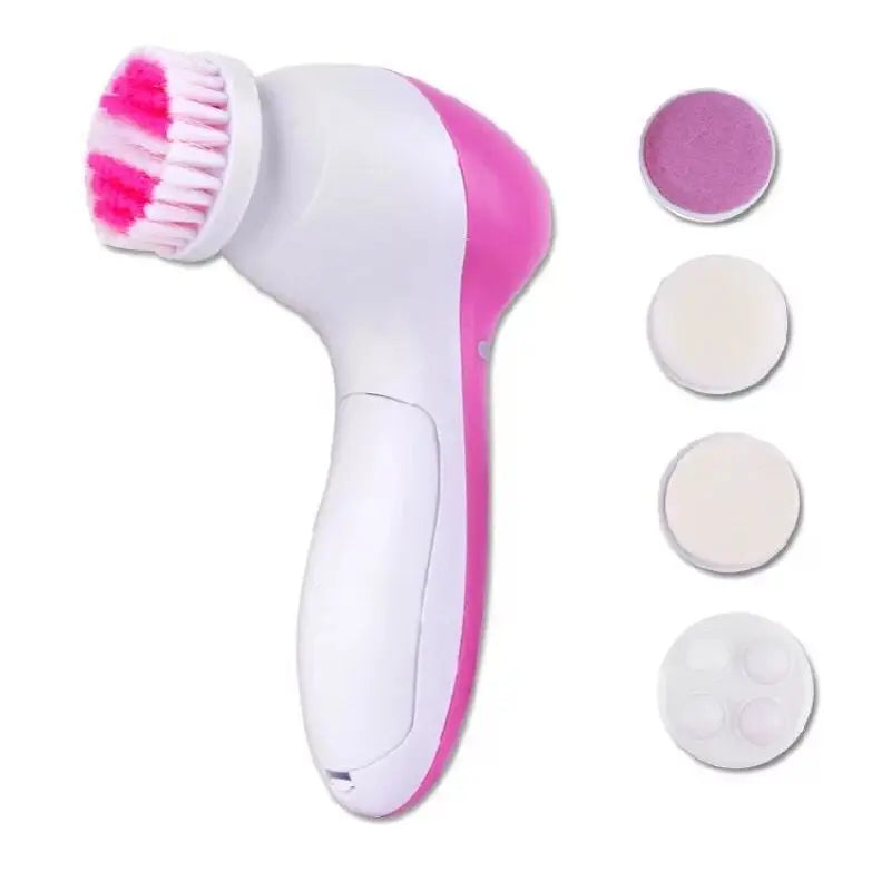Electric Facial Cleaner 5 in 1 Face Cleansing Brush For Women 