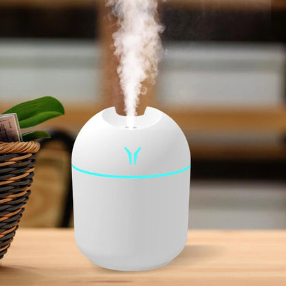 250ML Mini Air Humidifier with LED Color Lamp