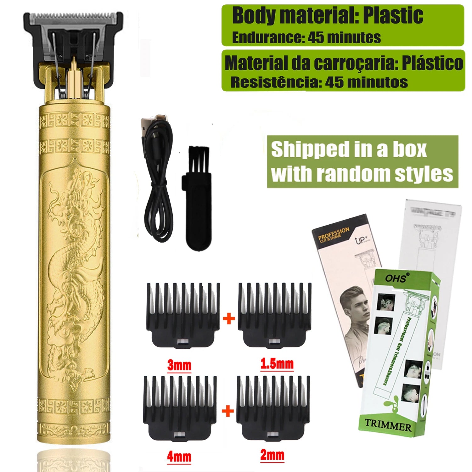 Men Trimmer & Clipper Machine for Haircut and Shave 