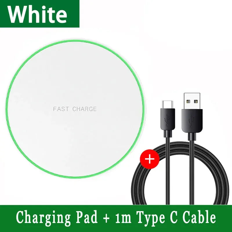 100W Fast Wireless Charger Pad for Iphone 15 14 13 12 X Pro Max 8 Samsung Galaxy S23 Xiaomi 